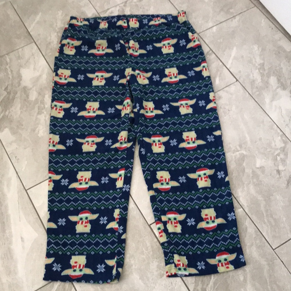 ❤️3X20 STAR WARS Mens Baby Yoda Christmas Pajamas Pants | XL